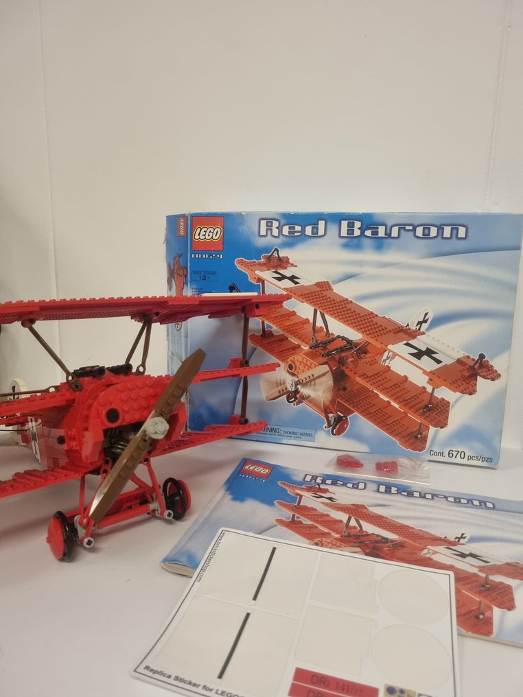 LEGO - Advanced Models - 10024 - Aeroplane Red Baron - -