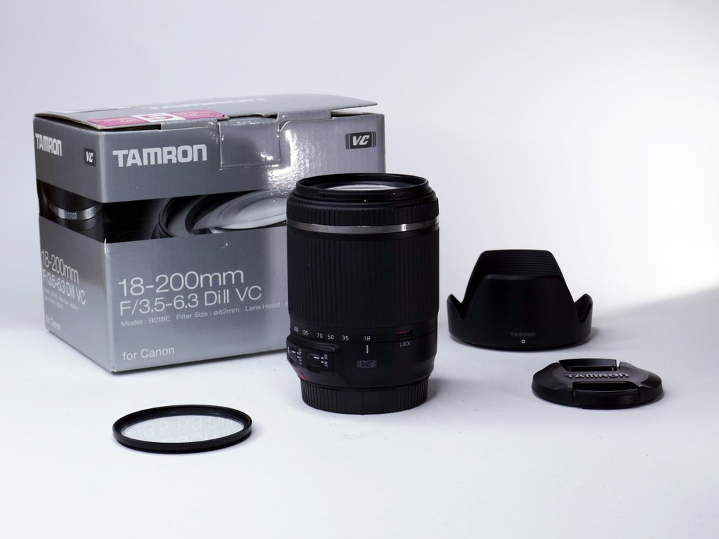 Tamron AF 18-200mm f3.5-6.3 Di II VC voor Canon EOS - Catawiki