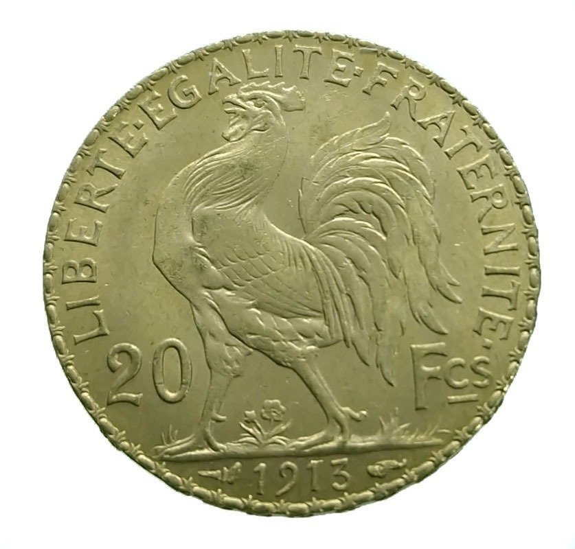 Frankrijk. 20 Francs 1913 Marianne #1.1