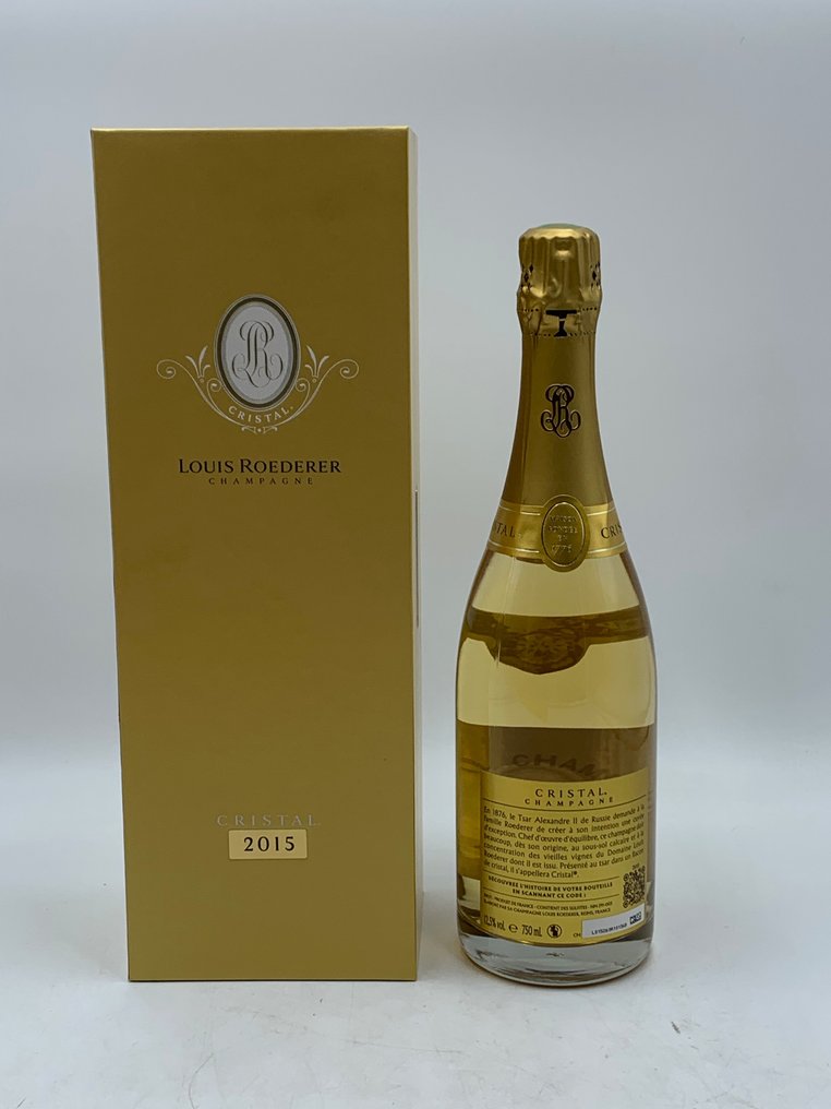 2015 Roederer cristal - (0.75L) - 1 Bottle brut - Catawiki Champagne