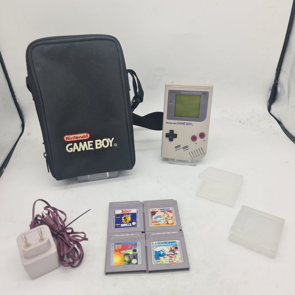 Vintage Original Nintendo Gameboy Working Game Boy 1989 Gray 