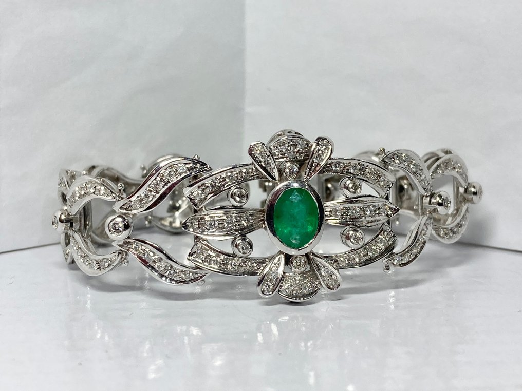 HRD Certificate Pala Diamond 18 kt White gold Bracelet 5 50 ct
