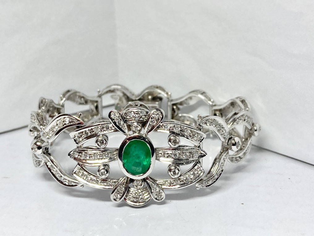 HRD Certificate Pala Diamond 18 kt White gold Bracelet 5 50 ct