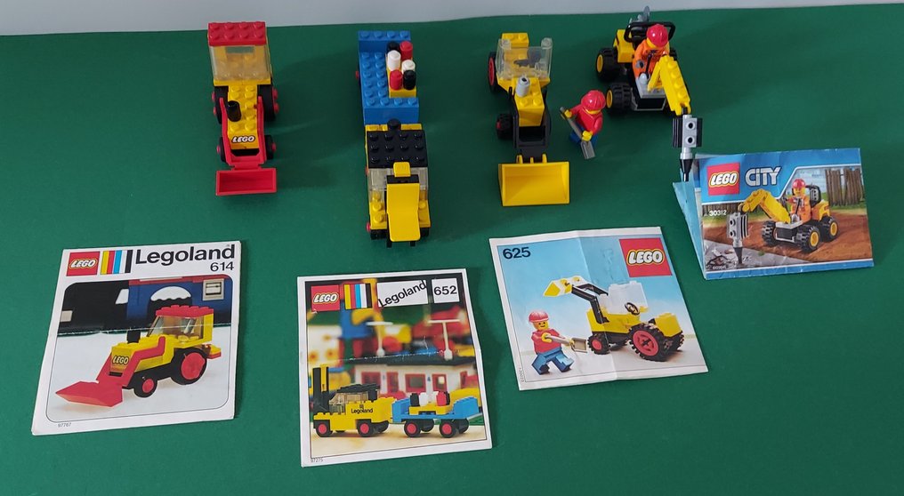 LEGO - Vintage - 652, 625 en 30312 - Cars and shovel - Catawiki