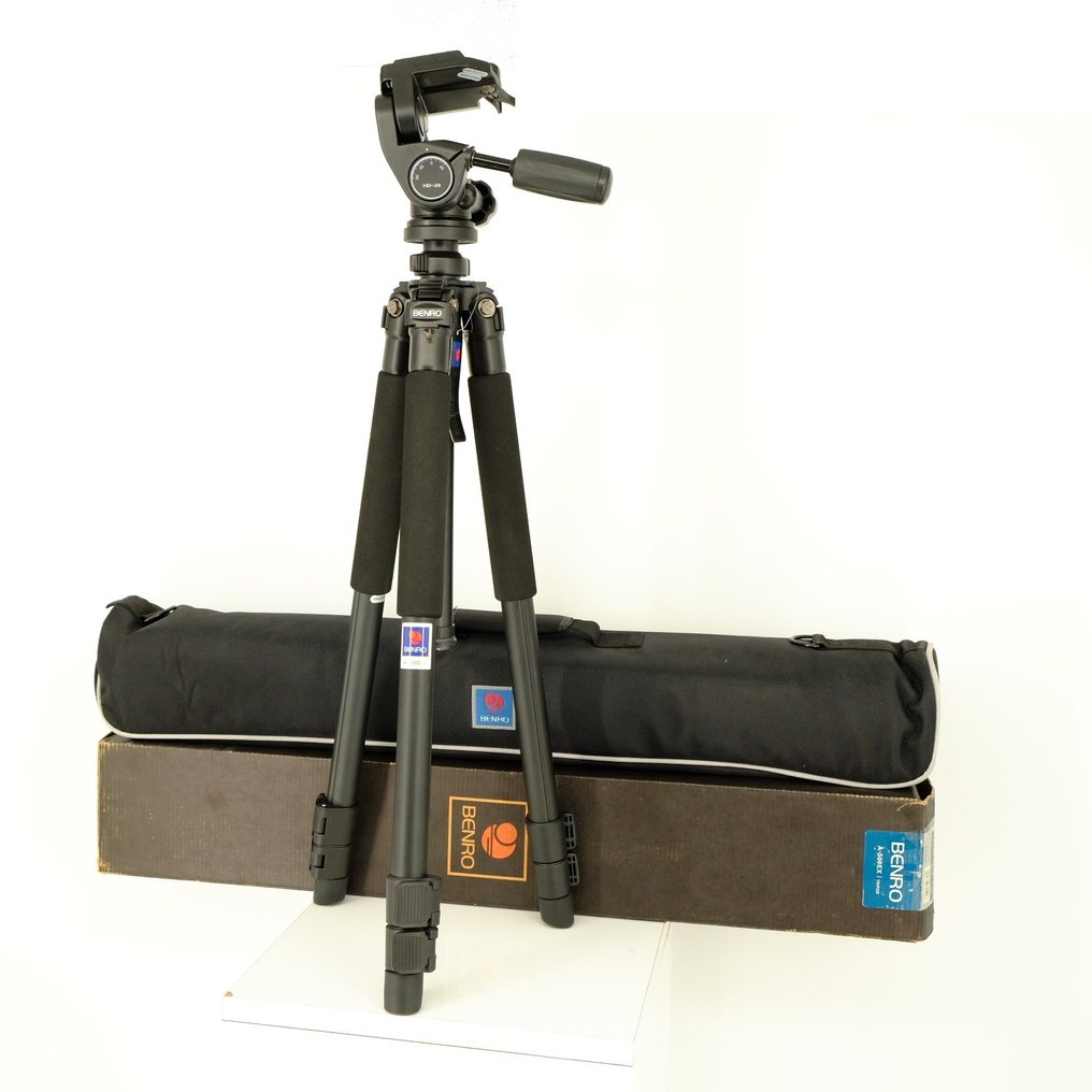Benro A-550EX Statief met HD-28 statiefkop( 7144-61) Tripod - Catawiki