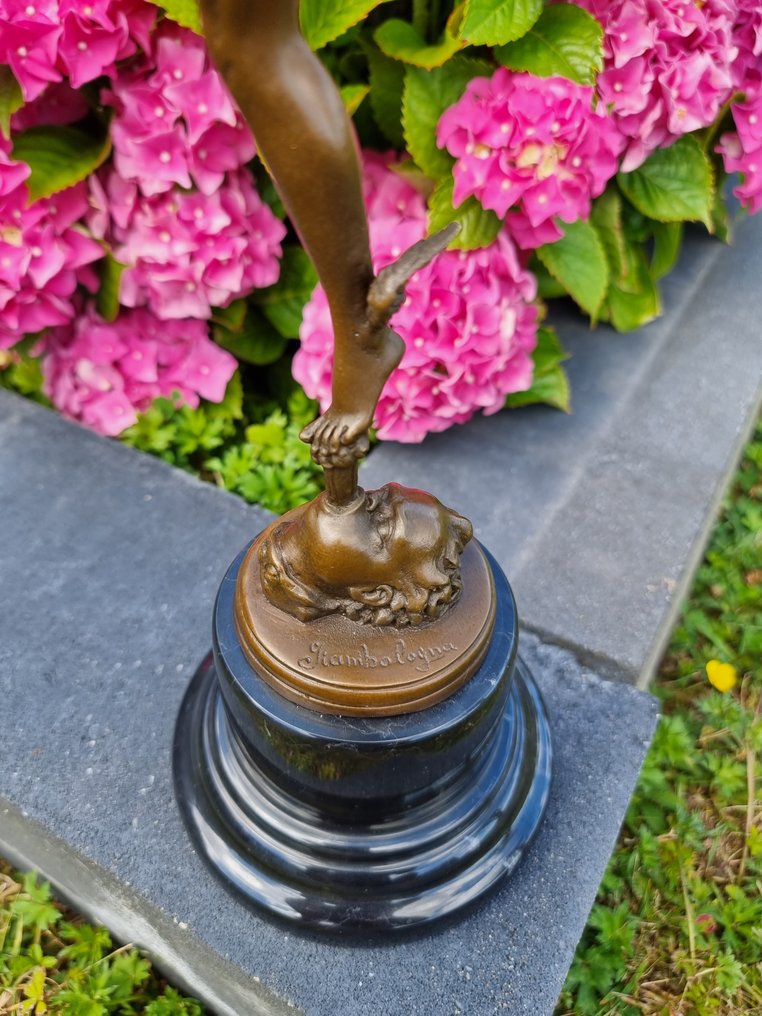 Large Bronze Mercury Statue Greek God Bronze, Marble Catawiki