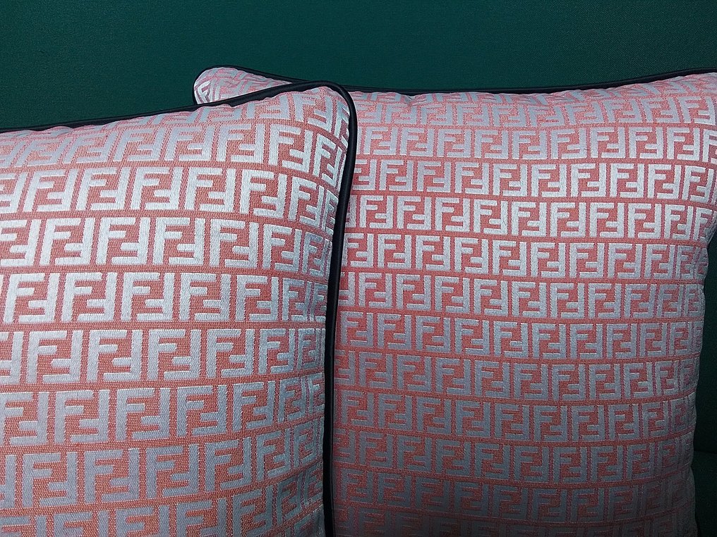 Pillows with Fendi fabric (2) Catawiki