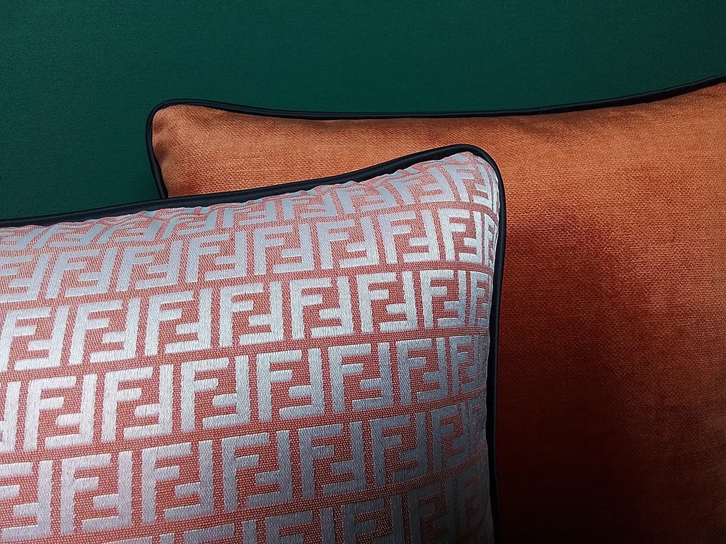 Pillows with Fendi fabric (2) Catawiki