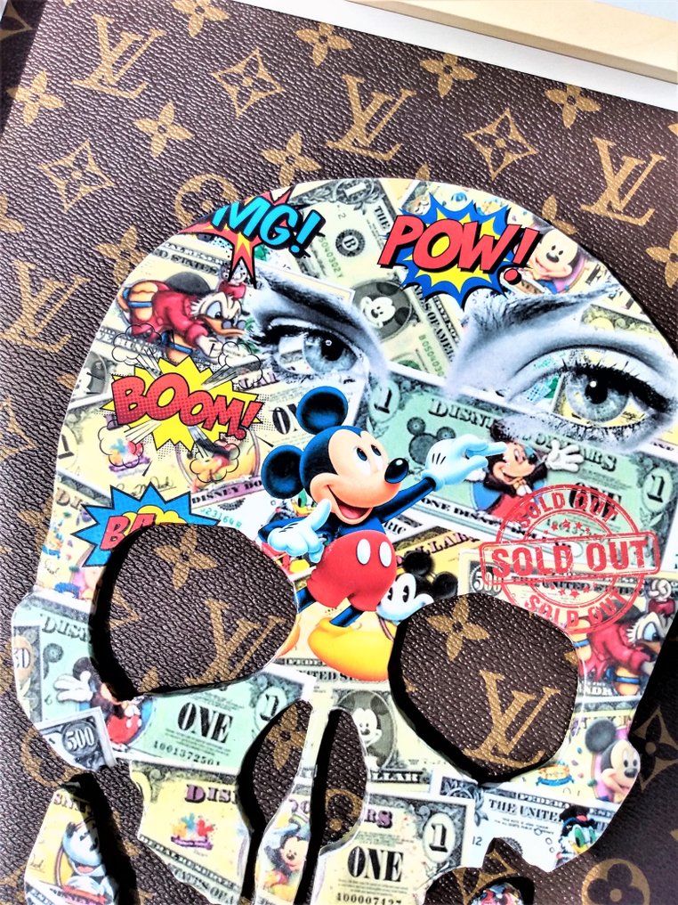Brother X - Mickey skull by Louis Vuitton - Catawiki