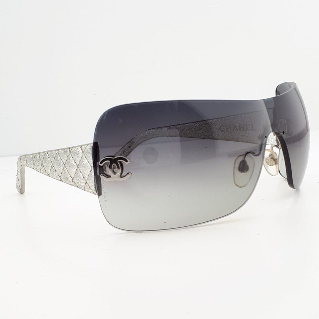 vintage chanel shield sunglasses