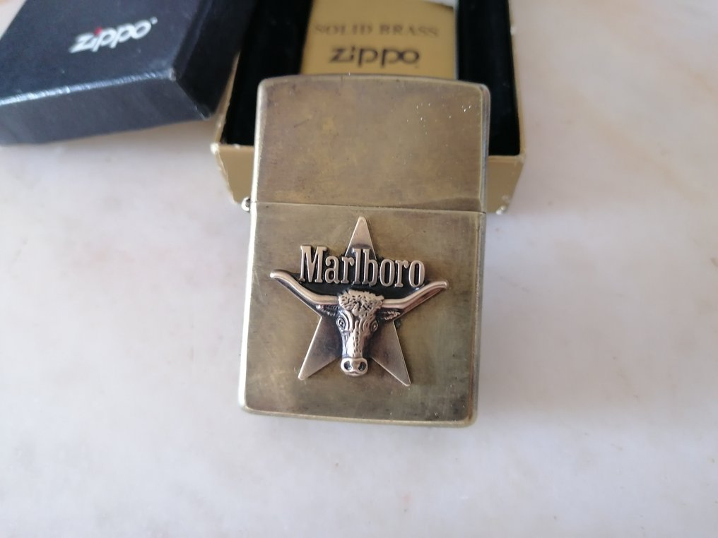 Zippo - Marlboro 1991 - bull head - Catawiki