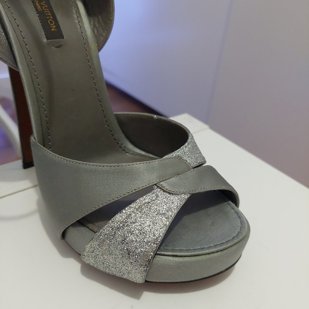 Louis Vuitton Silver Sandals