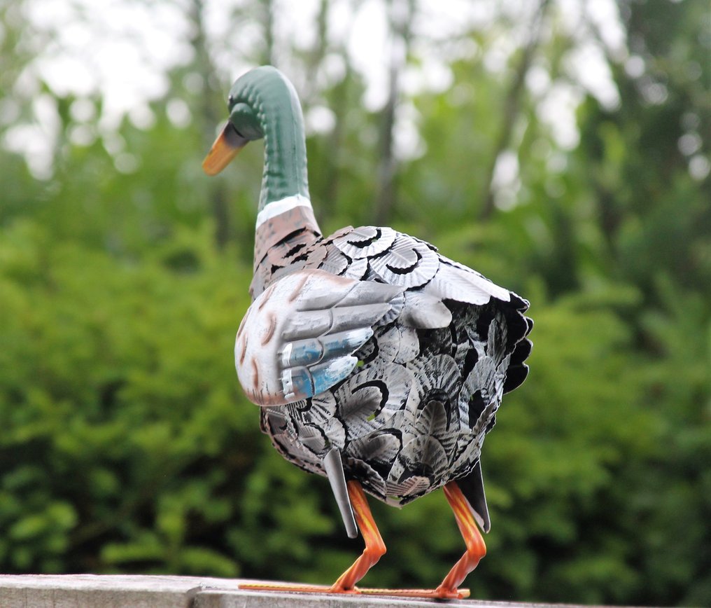 Statue, iron duck 40 cm metal Catawiki