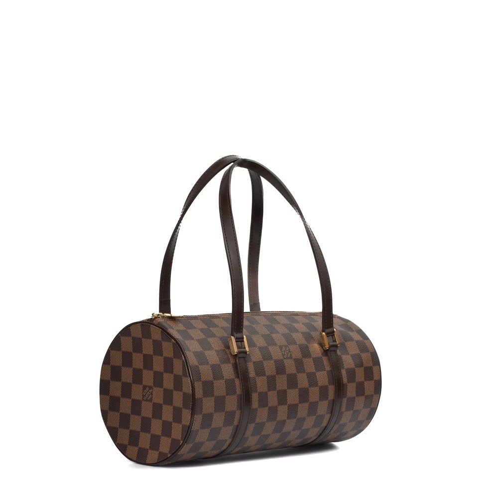 Louis Vuitton - Authenticated Papillon Handbag - Leather Brown Plain for Women, Very Good Condition