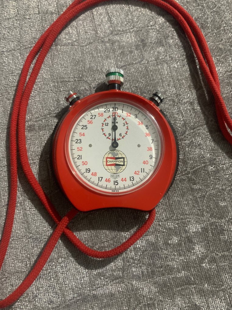 Heuer Champion Stopwatch Spark Plug NASCAR Rally Racing Catawiki