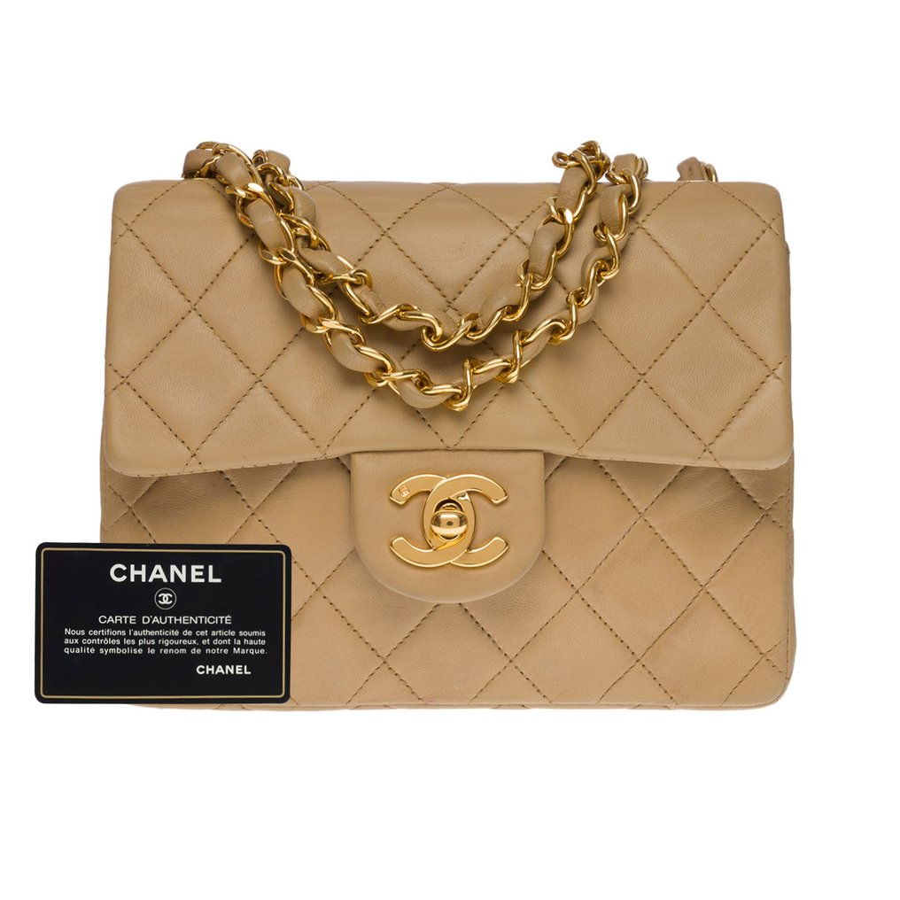Túi Chanel Classic Mini Square Flap Bag màu đen caviar GHW best quality   Ruby Luxury