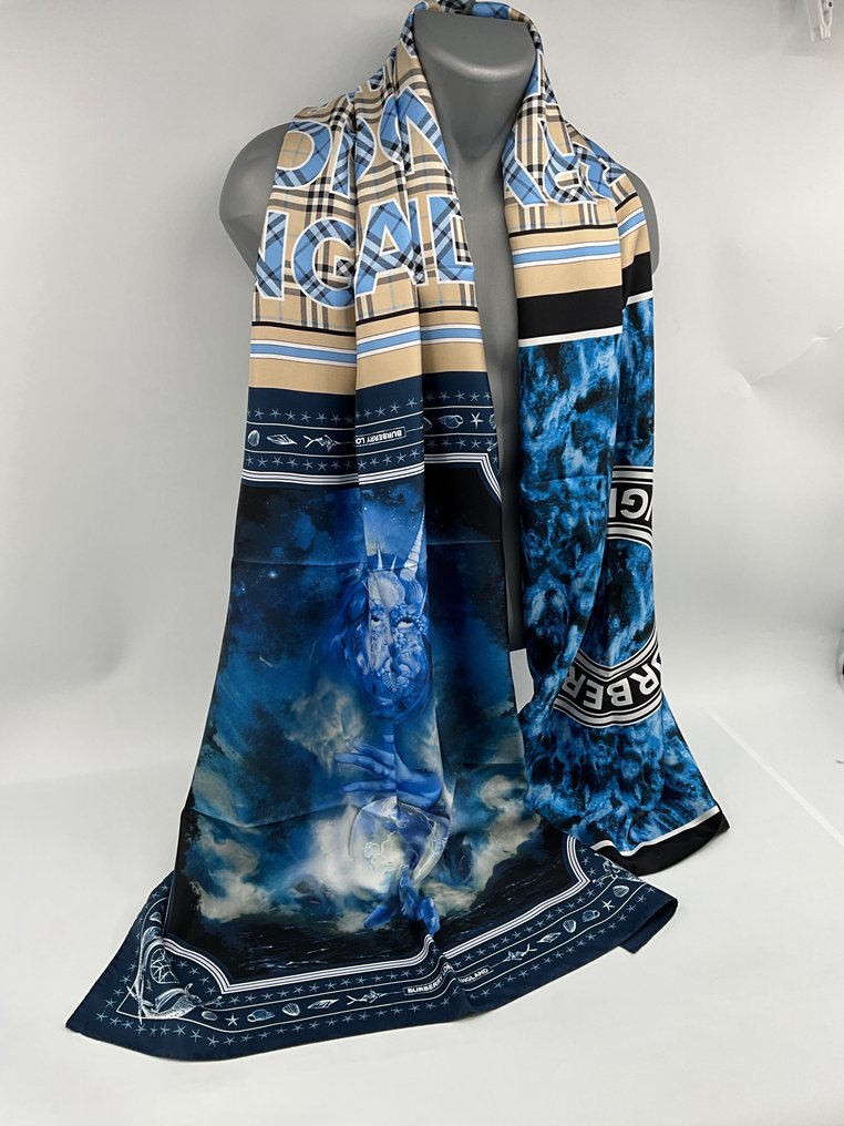 Burberry Majestueuse Oeuvre d art 210cm 70 cm Szalik