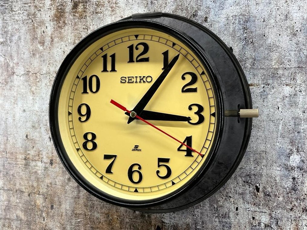 Wall clock - Seikosha CO. LTD Seiko - Steel - 1980-1990 - Catawiki