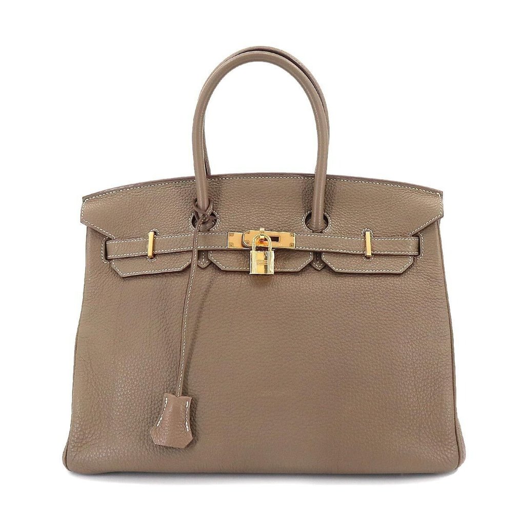Lot - Hermes Birkin 30cm Noir Togo Leather Bag