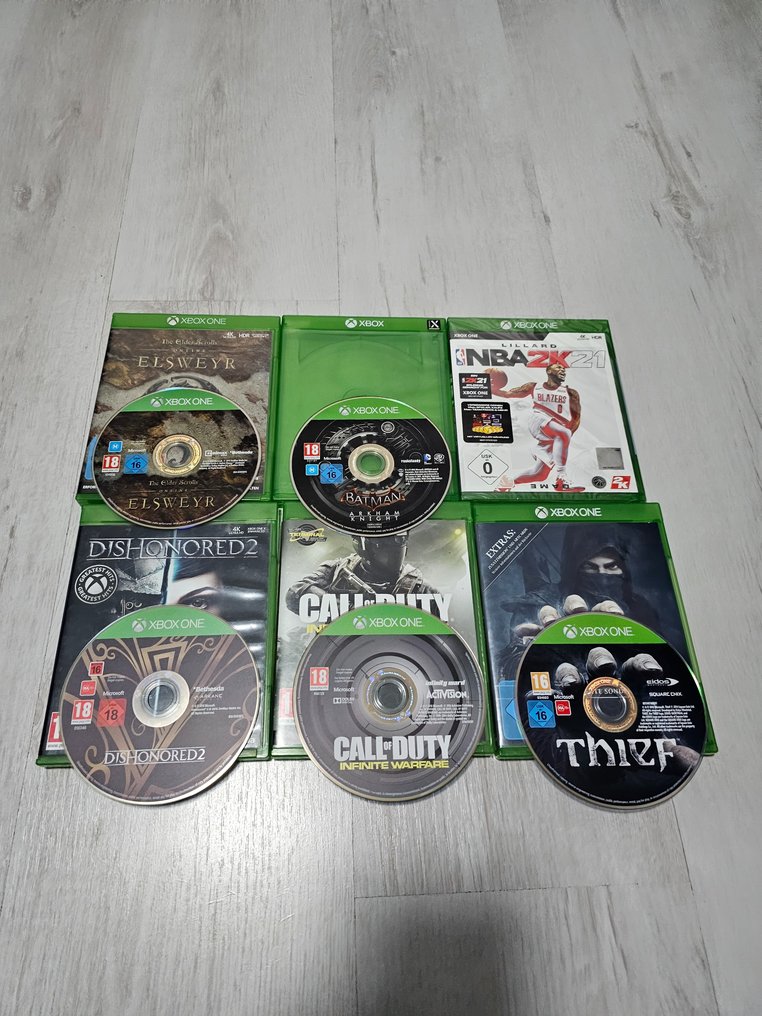 Microsoft Lot of 6 Xbox One Games! (Elder Scrolls Elsweyr, - Catawiki