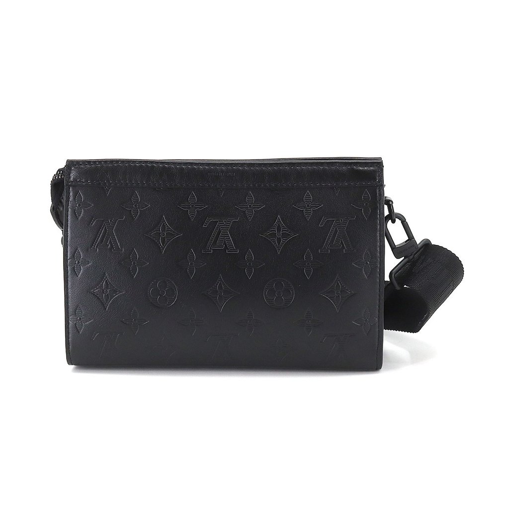 Louis Vuitton M81115 Gaston Wearable Wallet, Black, One Size
