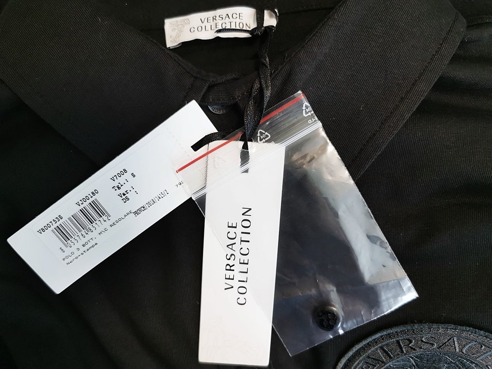 Versace collection label
