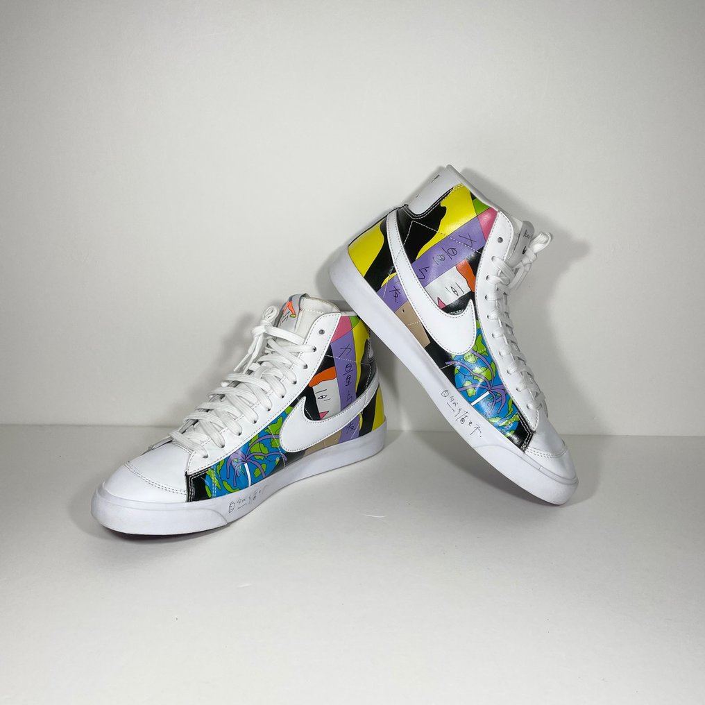 nike blazer mid 77 flyleather ruohan wang