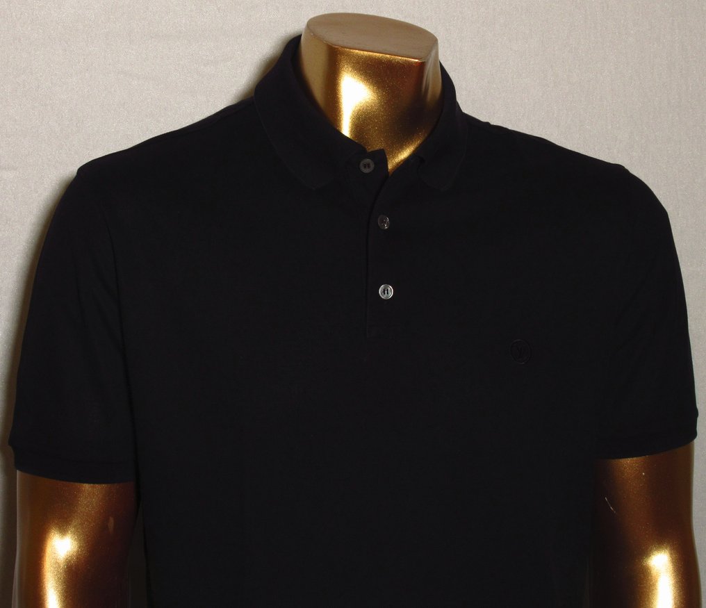 black louis vuitton polo shirt