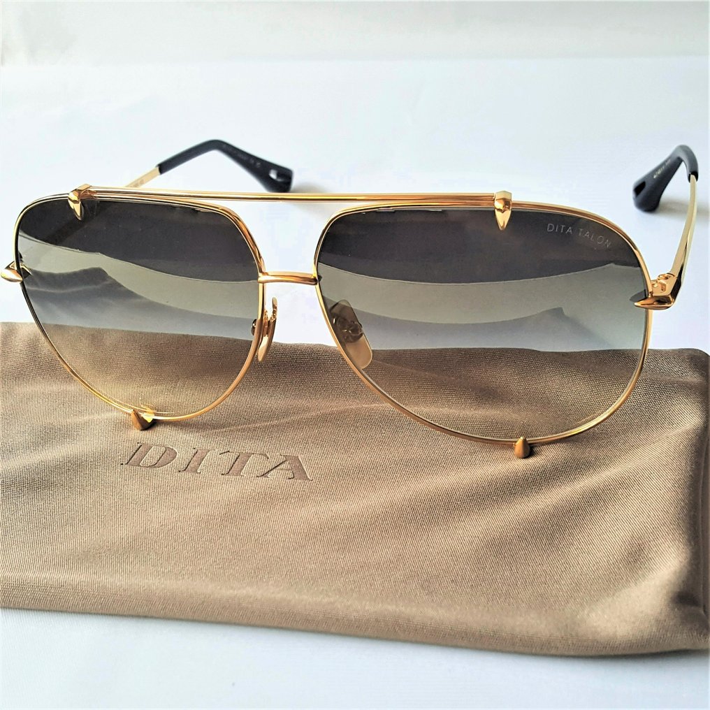 Dita - TITANIUM - Aviator - Gold - Special Frame - Premium - Hand Made ...