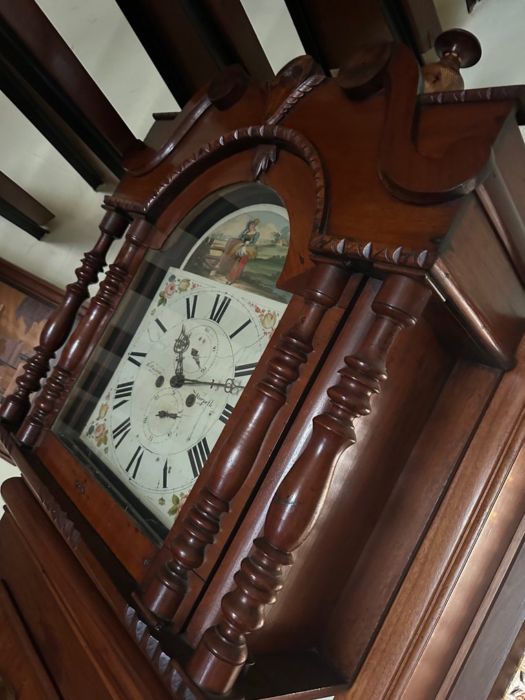 Longcase clock David Cairns, Morpeth Wood (Mahogany) Catawiki