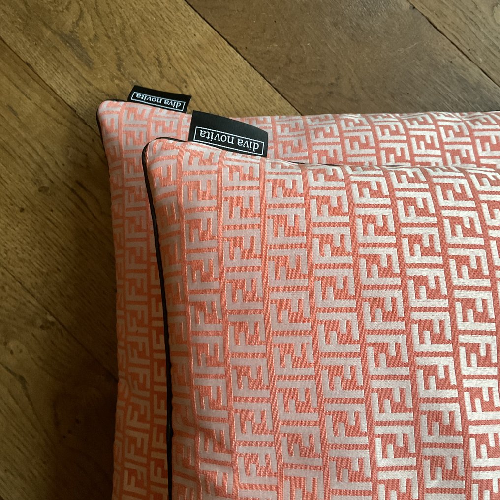 Fendi New set of 2 pillows made of Fendi Casa fabric Cushion 43