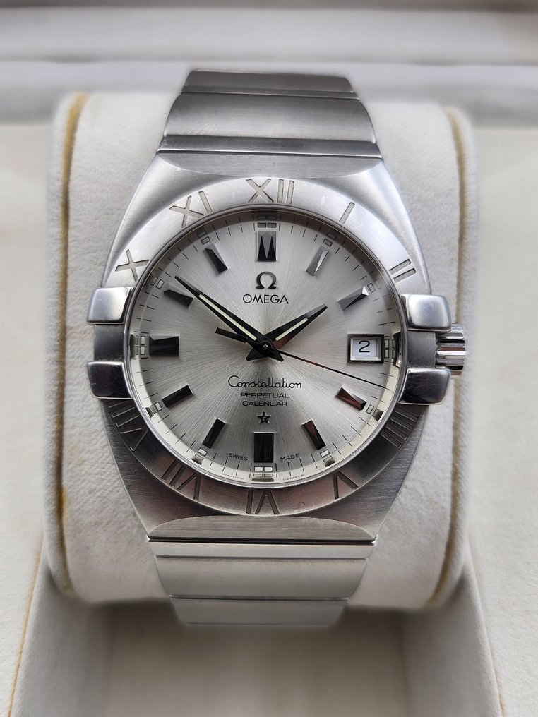 Omega constellation double eagle perpetual calendar discount