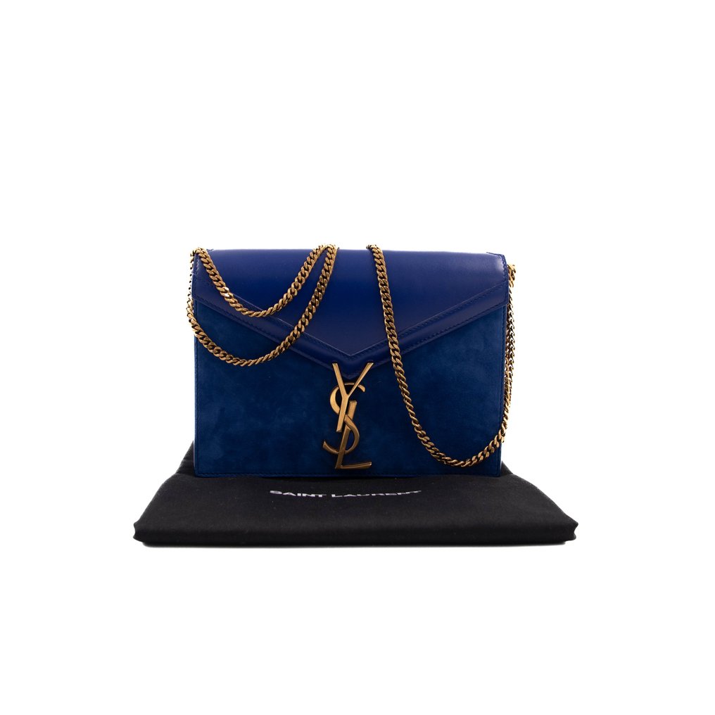 Blue velvet deals ysl bag