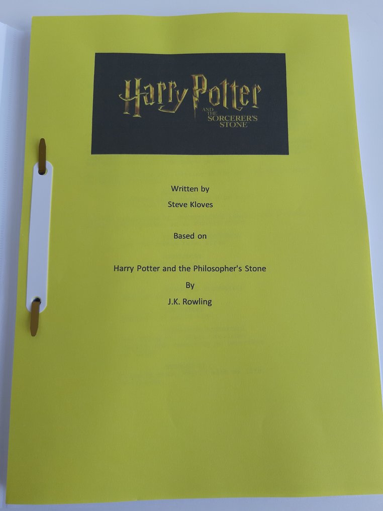 Harry Potter - Full Screen Play Film Script - The Sorcerers Stone - in ...