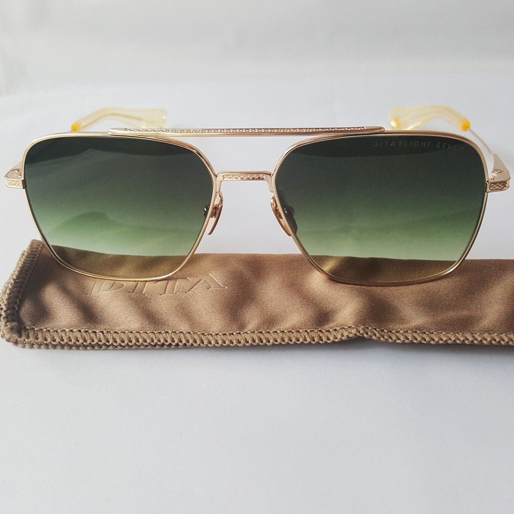 Dita TITANIUM Flight 007 Gold Exclusive Hand Made New