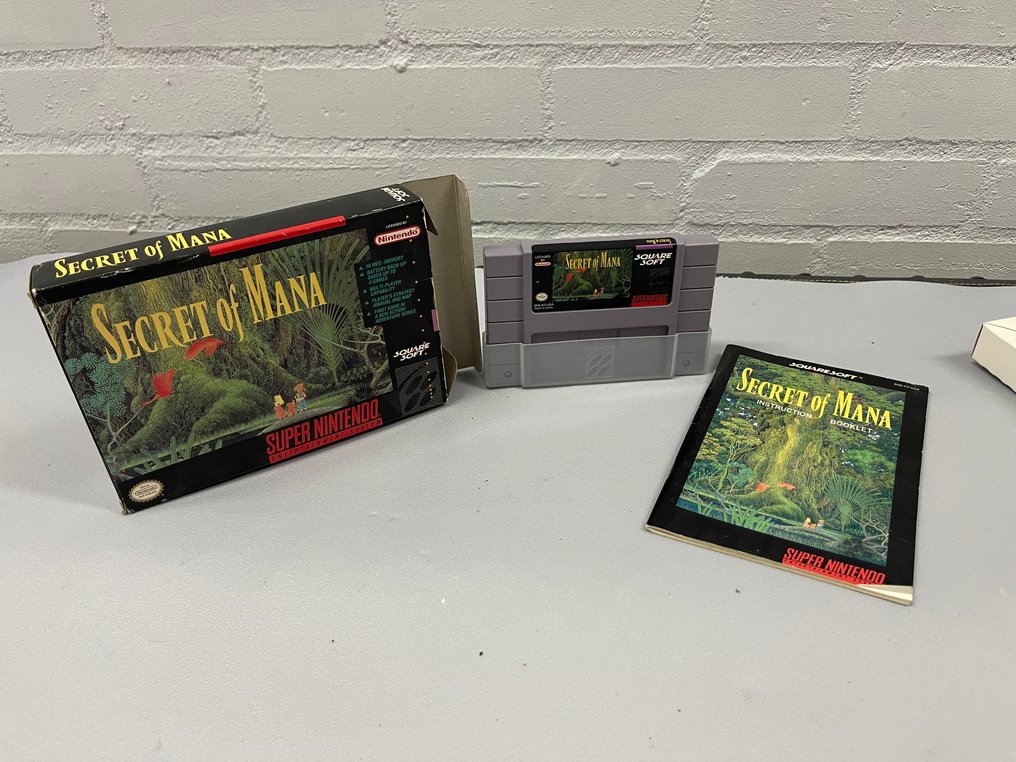 Nintendo SNES Secret of Mana (US NTSC version) Video Catawiki