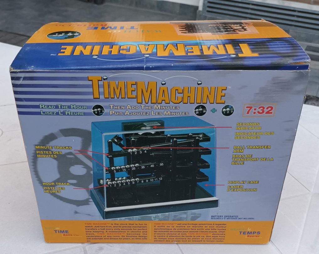 "Time Machine" Ball Clock Plastic Late 20th century Catawiki
