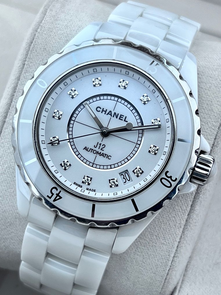 Chanel - J12 Automatic Ceramic Daimond White - S.S. 20819 - - Catawiki