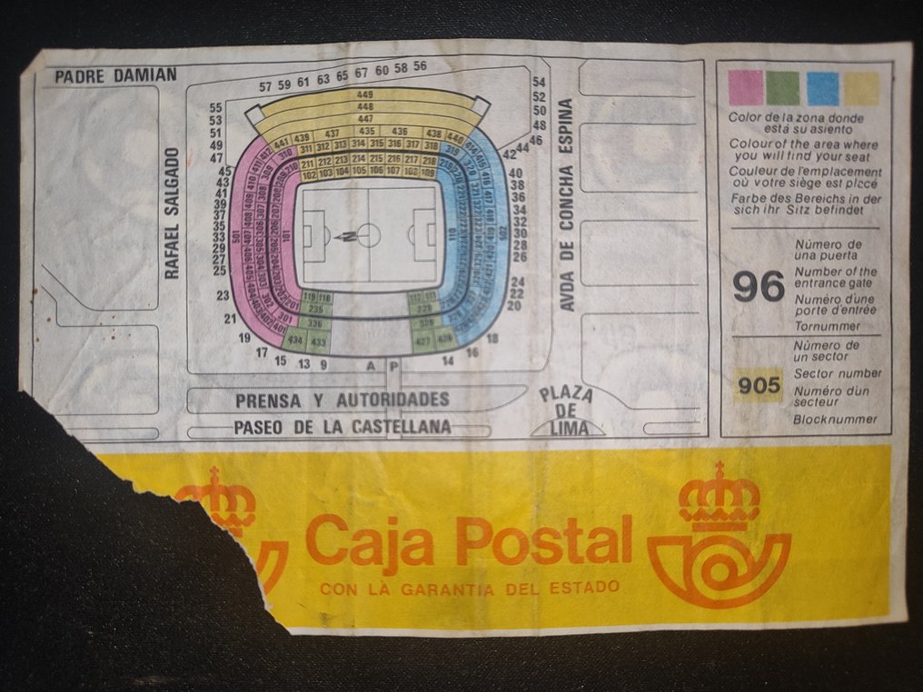 Football World Championships 1982 Ticket Catawiki