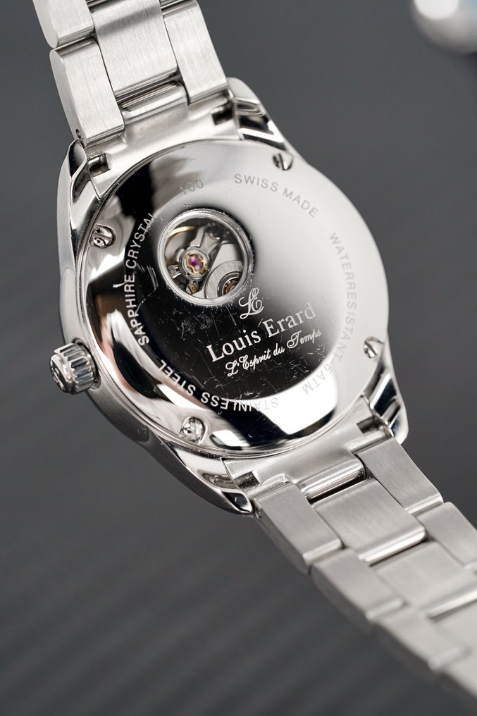 Louis Erard Heritage Automatic Diamond White Dial Ladies Watch
