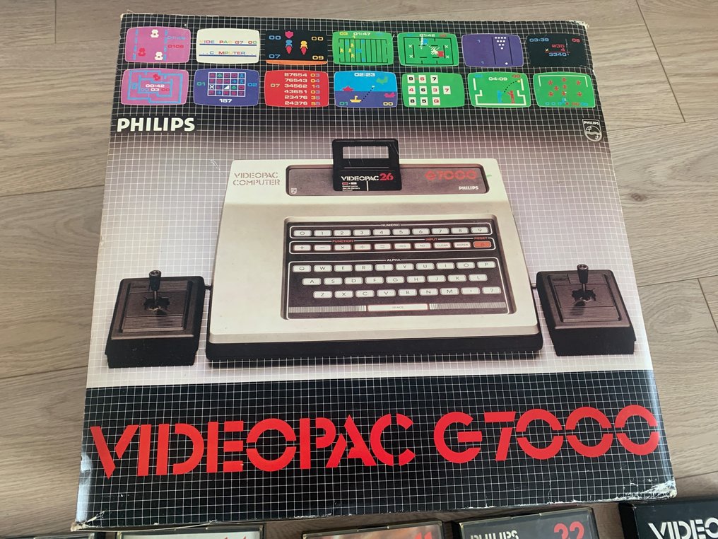 1 Philips VIDEOPAC G7000 Console with games (5) In Catawiki