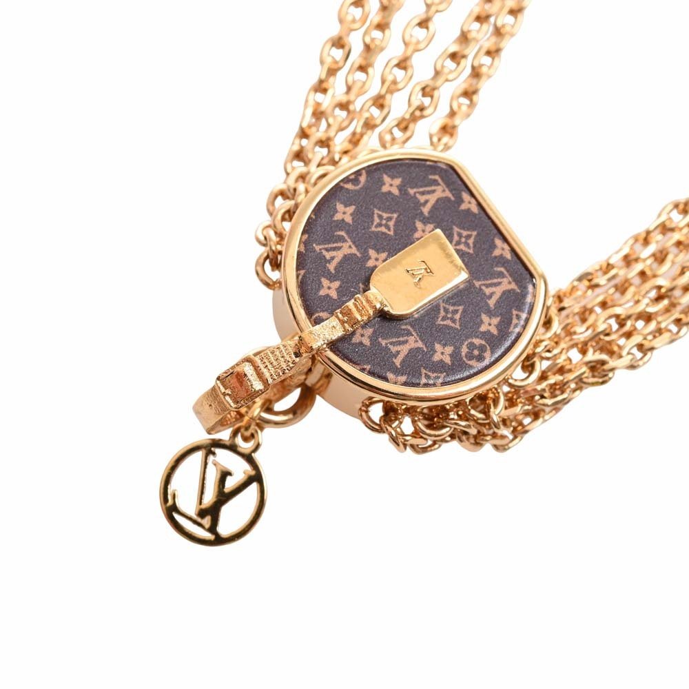Louis Vuitton Monogram Chain With Jewels Logo Bracelets in 2023