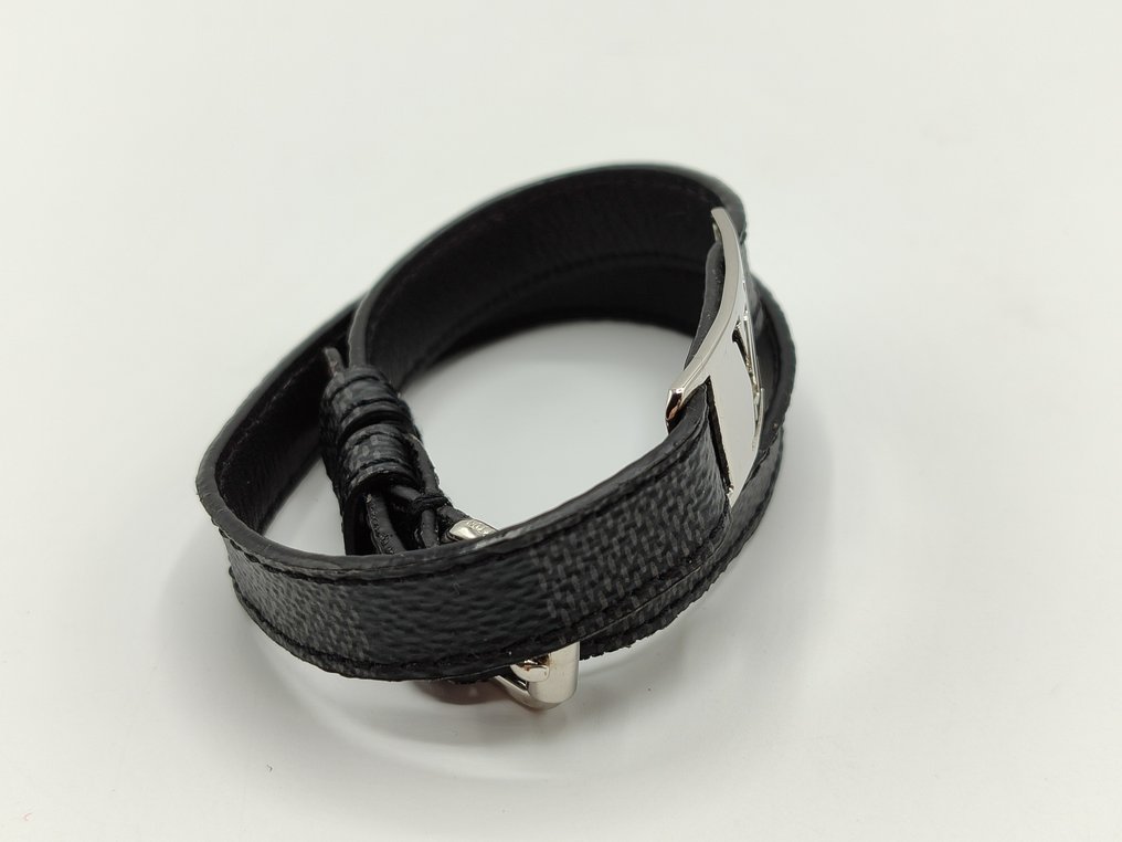 Louis Vuitton Mens Bracelets, Black, 21