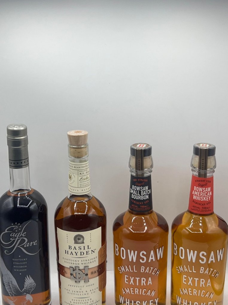 Eagle Rare + Basil Hayden + Bowsaw Small Batch Bourbon & Amerikaanse