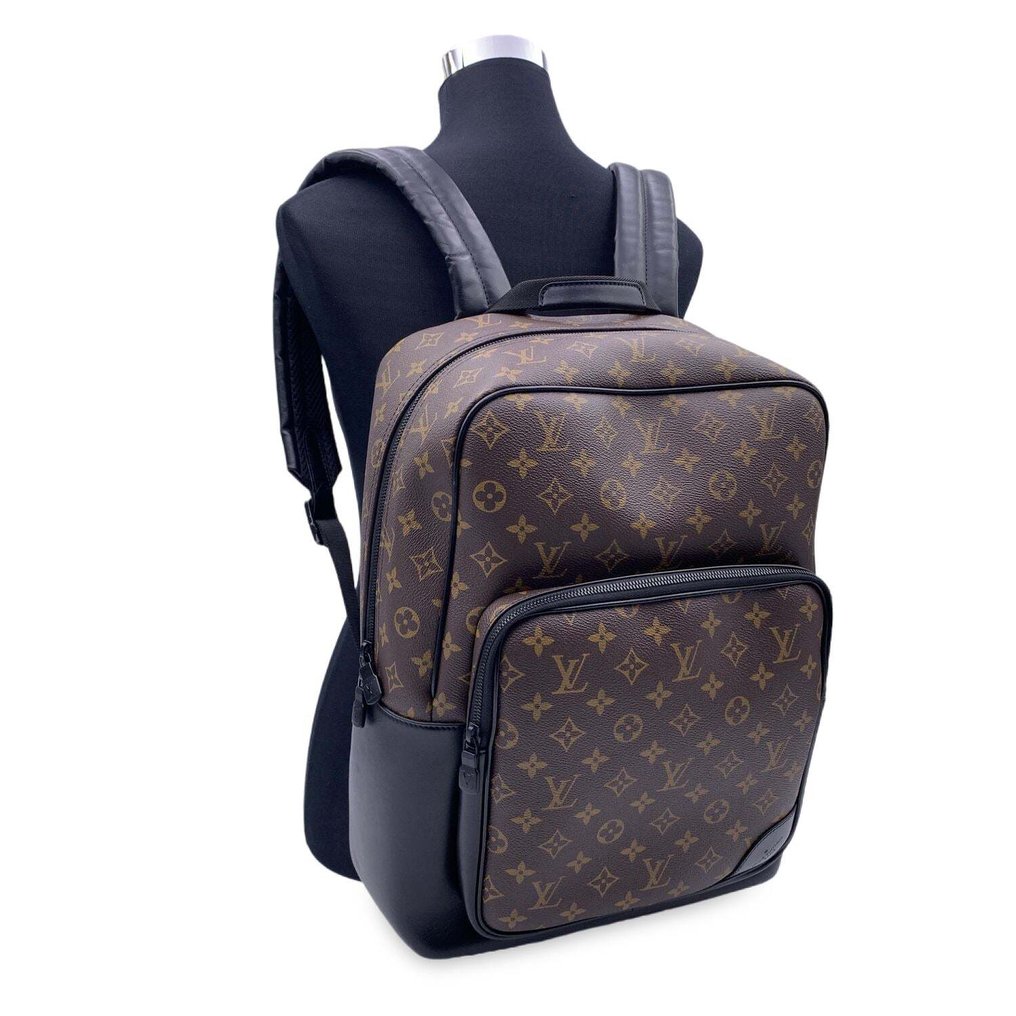 Louis Vuitton MONOGRAM MACASSAR Dean backpack (M45335)