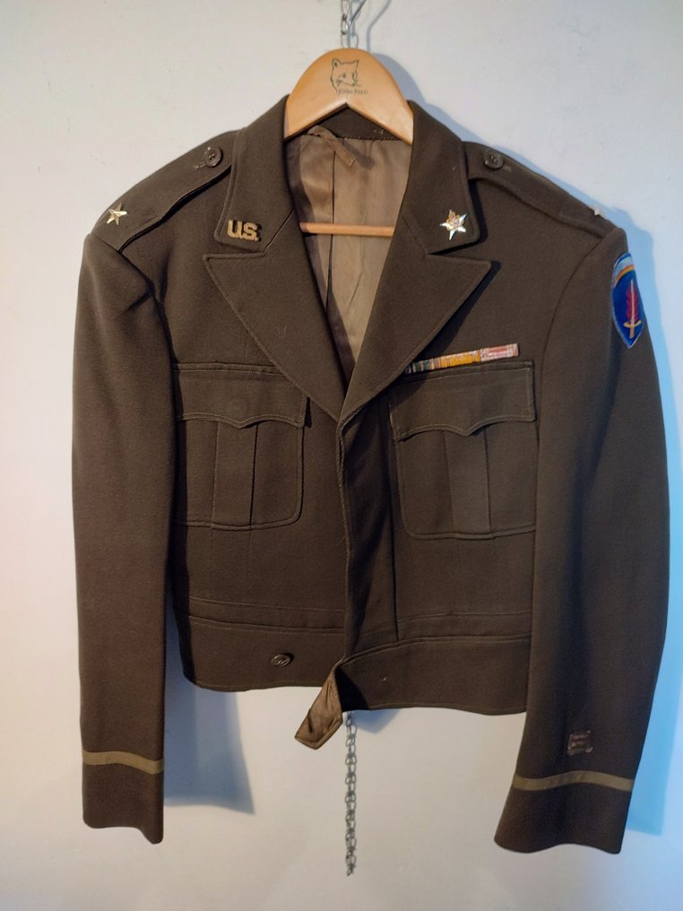 US Brigade General Ike vest WW2 - Military uniform - Catawiki
