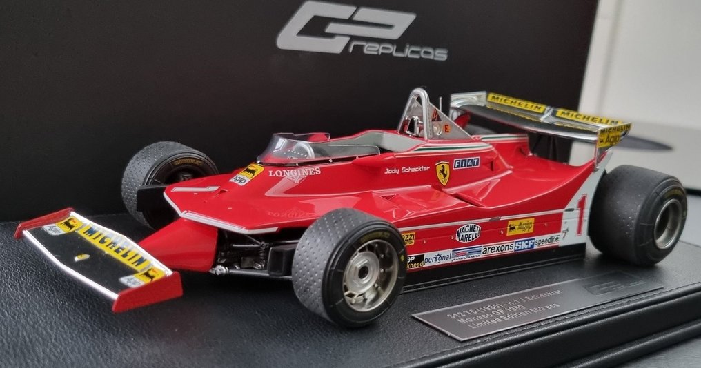 12月以降発売予定Ferrari 312 T5 1980 Scheckter 1980 #1 モナコGP フィギュア付き  GP Replicas 18 ミニカー GP Replicas 18 ミニカー 価格比較