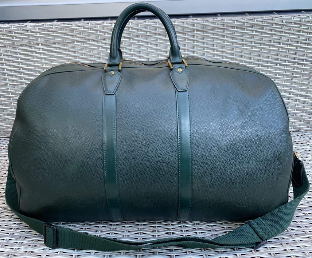 Louis Vuitton Vintage Green Duffle Bag