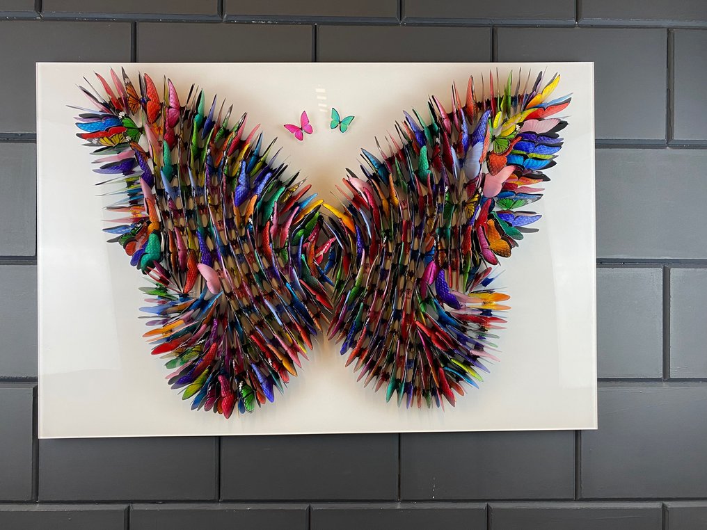 AmsterdamArts - Louis Vuitton beautiful butterfly 3D wall - Catawiki