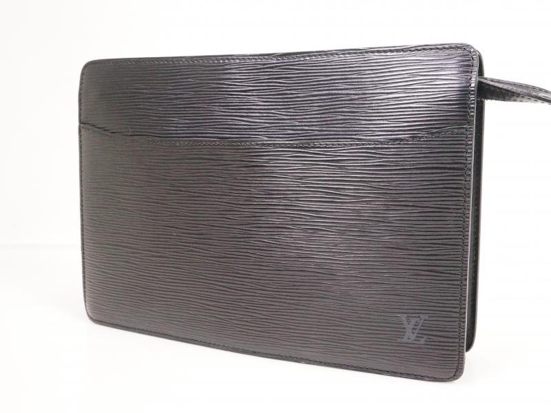 Louis Vuitton Pre-owned Women's Leather Clutch Bag - Black - One Size